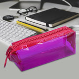 Maxbell Pencil Case Abrasion Resistant Comfortable Waterproof Case for Handbag Red