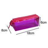 Maxbell Pencil Case Abrasion Resistant Comfortable Waterproof Case for Handbag Red