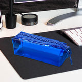 Maxbell Pencil Case Abrasion Resistant Comfortable Waterproof Case for Handbag Blue