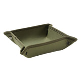 Maxbell Collapsible Key Storage Tray Sundries Box for Bedroom Home Bathroom Small Green