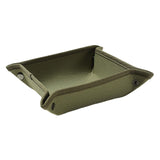 Maxbell Collapsible Key Storage Tray Sundries Box for Bedroom Home Bathroom Small Green