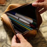 Maxbell Portable Pencil Case Pencil Holder Pencil Pouch for Office Pencil Coffee