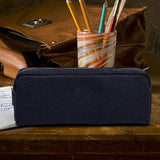 Maxbell High Capacity Pencil Pouch Cosmetic Bag for Middle/High school College Blue