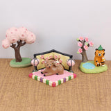 Maxbell Miniature Landscape Plum Tree Stump Fairy Miniatures for House Creative