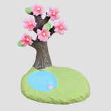 Maxbell Miniature Landscape Plum Tree Stump Fairy Miniatures for House Creative
