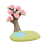 Maxbell Miniature Landscape Plum Tree Stump Fairy Miniatures for House Creative