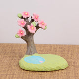 Maxbell Miniature Landscape Plum Tree Stump Fairy Miniatures for House Creative