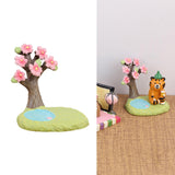 Maxbell Miniature Landscape Plum Tree Stump Fairy Miniatures for House Creative