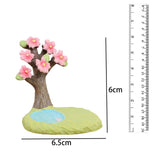 Maxbell Miniature Landscape Plum Tree Stump Fairy Miniatures for House Creative