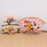 Maxbell Miniature Landscape Plum Tree Stump Fairy Miniatures for House Creative