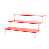 Maxbell Tabletop Acrylic Display Stand Risers Shelf 3 Tier Collection Organizer