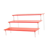Maxbell Tabletop Acrylic Display Stand Risers Shelf 3 Tier Collection Organizer