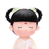 Maxbell Resin Chinese Ancient Girl Doll Hanfu Girl Statue for Home Desktop Office Style B