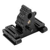 Maxbell 1/10 Transmission Cases for SCX10 Remote Control Crawler Car DIY Accs Black