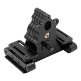 Maxbell 1/10 Transmission Cases for SCX10 Remote Control Crawler Car DIY Accs Black
