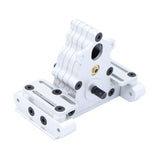 Maxbell 1/10 Transmission Cases for SCX10 Remote Control Crawler Car DIY Accs Silver