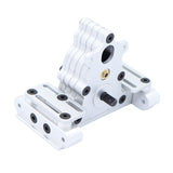 Maxbell 1/10 Transmission Cases for SCX10 Remote Control Crawler Car DIY Accs Silver