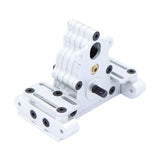 Maxbell 1/10 Transmission Cases for SCX10 Remote Control Crawler Car DIY Accs Silver