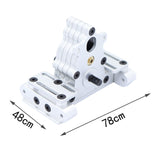Maxbell 1/10 Transmission Cases for SCX10 Remote Control Crawler Car DIY Accs Silver