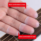 Maxbell 4x Silicone Guitar Finger Guards for Guitar Beginner Stringed Instruments L