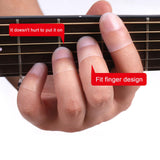 Maxbell 4x Silicone Guitar Finger Guards for Guitar Beginner Stringed Instruments S