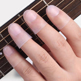 Maxbell 4x Silicone Guitar Finger Guards for Guitar Beginner Stringed Instruments XS