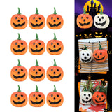 Maxbell 12 Pieces Simulation Pumpkins Fall Harvest Decor Prop for Party Ornament Orange