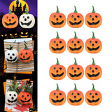 Maxbell 12 Pieces Simulation Pumpkins Fall Harvest Decor Prop for Party Ornament Orange