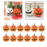 Maxbell 12 Pieces Simulation Pumpkins Fall Harvest Decor Prop for Party Ornament Orange