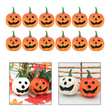 Maxbell 12 Pieces Simulation Pumpkins Fall Harvest Decor Prop for Party Ornament Orange