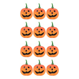 Maxbell 12 Pieces Simulation Pumpkins Fall Harvest Decor Prop for Party Ornament Orange