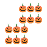 Maxbell 12 Pieces Simulation Pumpkins Fall Harvest Decor Prop for Party Ornament Orange