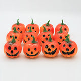 Maxbell 12 Pieces Simulation Pumpkins Fall Harvest Decor Prop for Party Ornament Orange