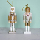 Maxbell Wooden Nutcracker Ornament Figures Set Soldier Accessories for Shelves Gift