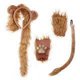 Maxbell Animal Lion Costume Headwear Accessories for Carnival Themed Party Kids
