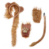 Maxbell Animal Lion Costume Headwear Accessories for Carnival Themed Party Kids