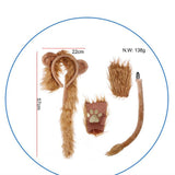 Maxbell Animal Lion Costume Headwear Accessories for Carnival Themed Party Kids