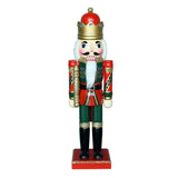 Maxbell Wooden Christmas Nutcracker King 14'' Statue for Halloween Gift Decorations