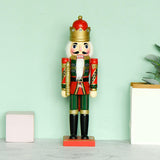 Maxbell Wooden Christmas Nutcracker King 14'' Statue for Halloween Gift Decorations