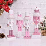 Maxbell 4x Festive Collectible Nutcracker Sparkle for Bedroom Shelves