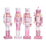Maxbell 4x Festive Collectible Nutcracker Sparkle for Bedroom Shelves