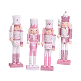 Maxbell 4x Festive Collectible Nutcracker Sparkle for Bedroom Shelves