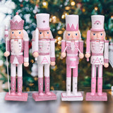Maxbell 4x Festive Collectible Nutcracker Sparkle for Bedroom Shelves