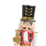 Maxbell Nutcracker Soldier Figurine Scene Layout Accessories for Bookshelf Parties Red