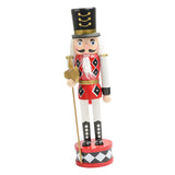 Maxbell Nutcracker Soldier Figurine Scene Layout Accessories for Bookshelf Parties Red