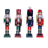 Maxbell 30cm Nutcracker Soldier Figurine Christmas Ornament for Bedroom Bookshelf Green
