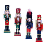 Maxbell 30cm Nutcracker Soldier Figurine Christmas Ornament for Bedroom Bookshelf Green