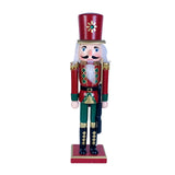 Maxbell 30cm Nutcracker Soldier Figurine Christmas Ornament for Bedroom Bookshelf Brown