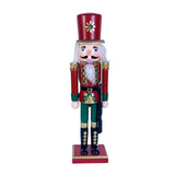 Maxbell 30cm Nutcracker Soldier Figurine Christmas Ornament for Bedroom Bookshelf Brown