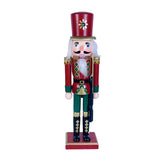 Maxbell 30cm Nutcracker Soldier Figurine Christmas Ornament for Bedroom Bookshelf Brown